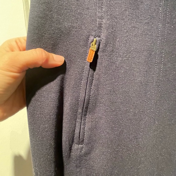 Ralph Lauren Navy Dress w gold zipper - Picture 5 of 6